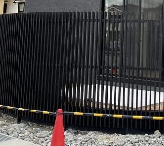 アルミフェンス塗装（全作業完了後）