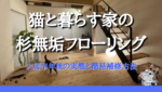 猫と暮らす家の杉無垢フローリング｜入居半年後の実態と簡易補修方法